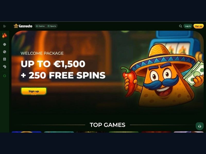 Casinacho Casino (Nacho Casino) recenzja 2026: cotygodniowy cashback do 25%, turnieje i co wyróżnia tę platformę