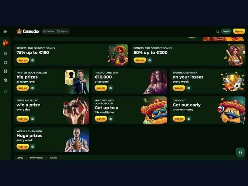 Casinacho Casino (Nacho Casino) na telefonie: aplikacja mobilna, turnieje i cashback w zasięgu ręki