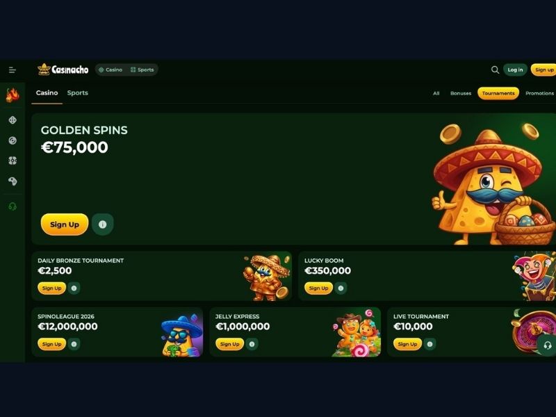 Rejestracja krok po kroku w Casinacho Casino Nacho Casino